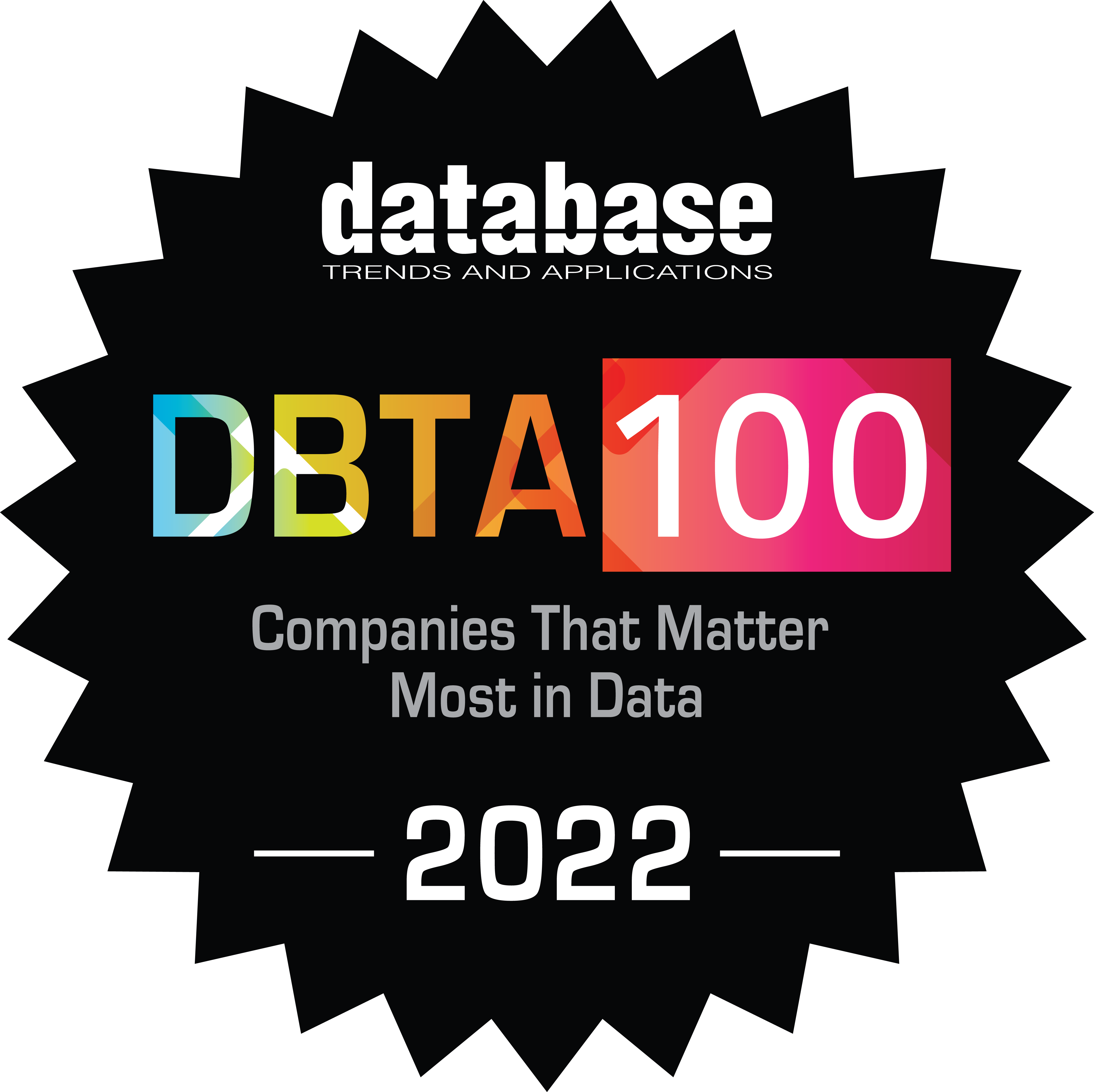 DBTA Top 100 Companies That Matter Most in Data